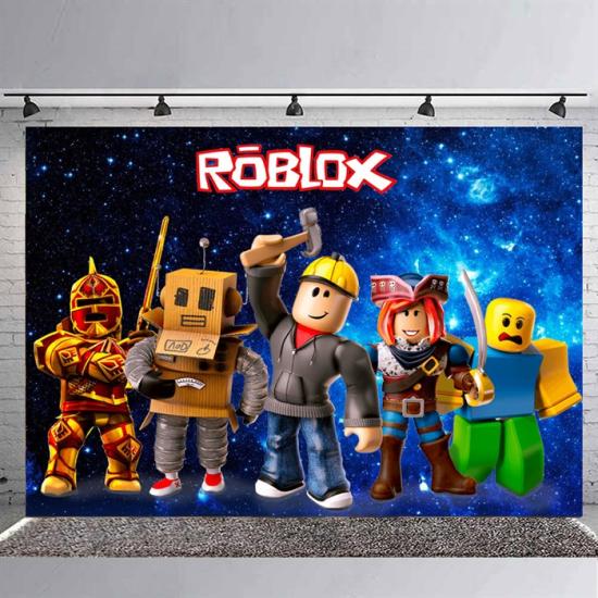 Roblox Temalı Doğum Günü Branda Afişi