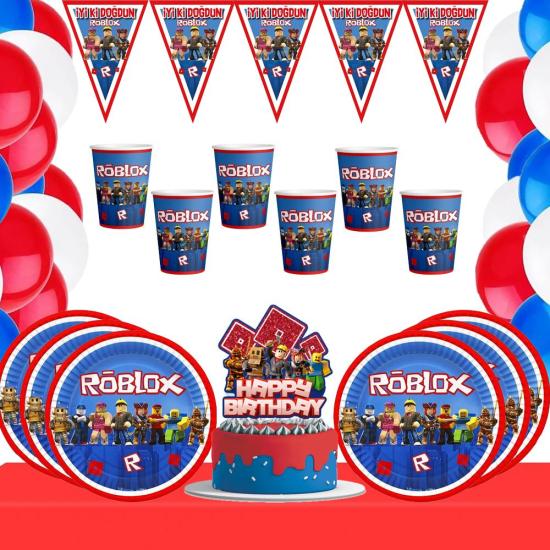 Roblox Konseptli 16 Kişilik Parti Seti