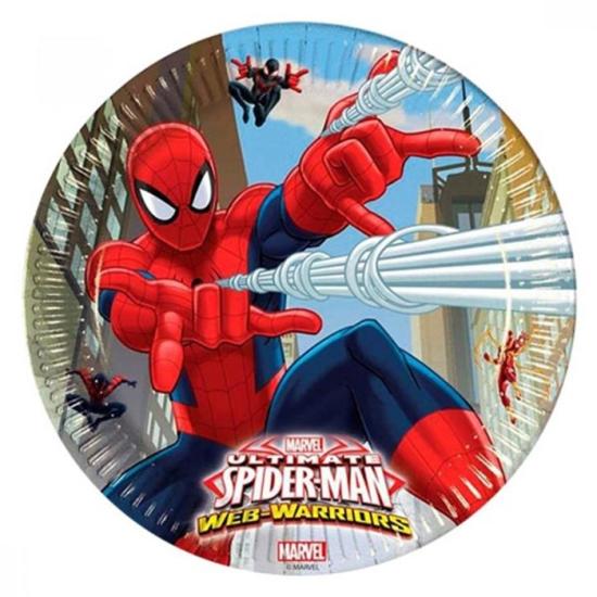 Spiderman Konseptli Tabak 8 Adet