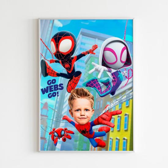 Spidey Konsepti Kişiye Özel Poster