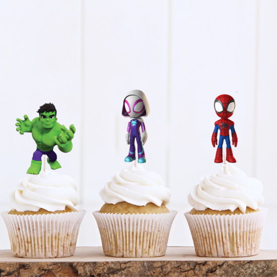 Spidey ve Arkadaşları Temalı Kürdan Süs