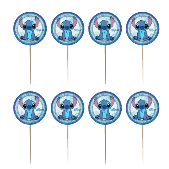 Stitch Temalı Kürdan 10 Adet