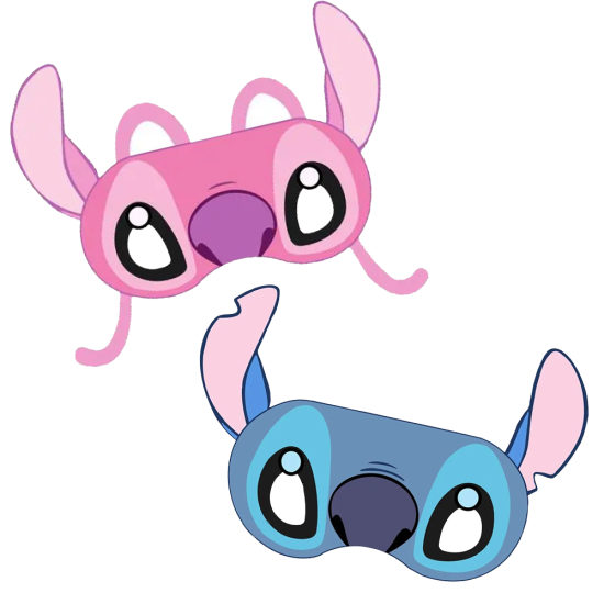 Stitch Temalı Kağıt Maske