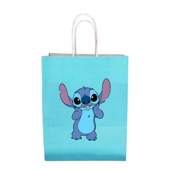 Stitch Konsepti Karton Hediye Çanta
