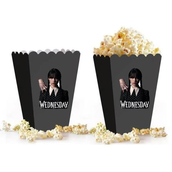 Wednesday Konseptli Popcorn Mısır Kutusu