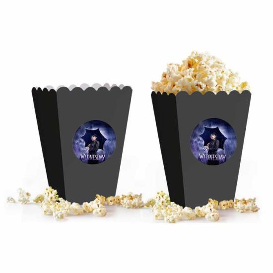 Wednesday Temalı Popcorn Mısır Kutusu