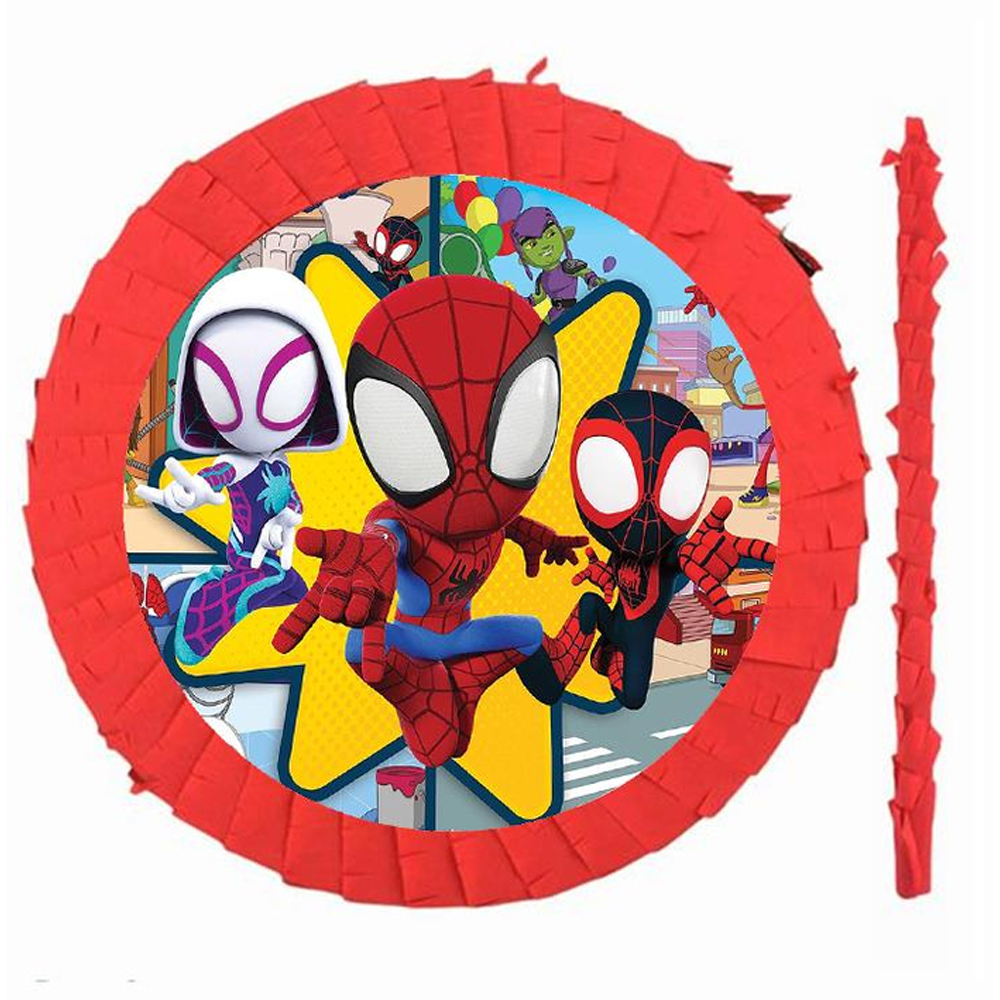 Spidey Konseptli Kırmızı Pinyata