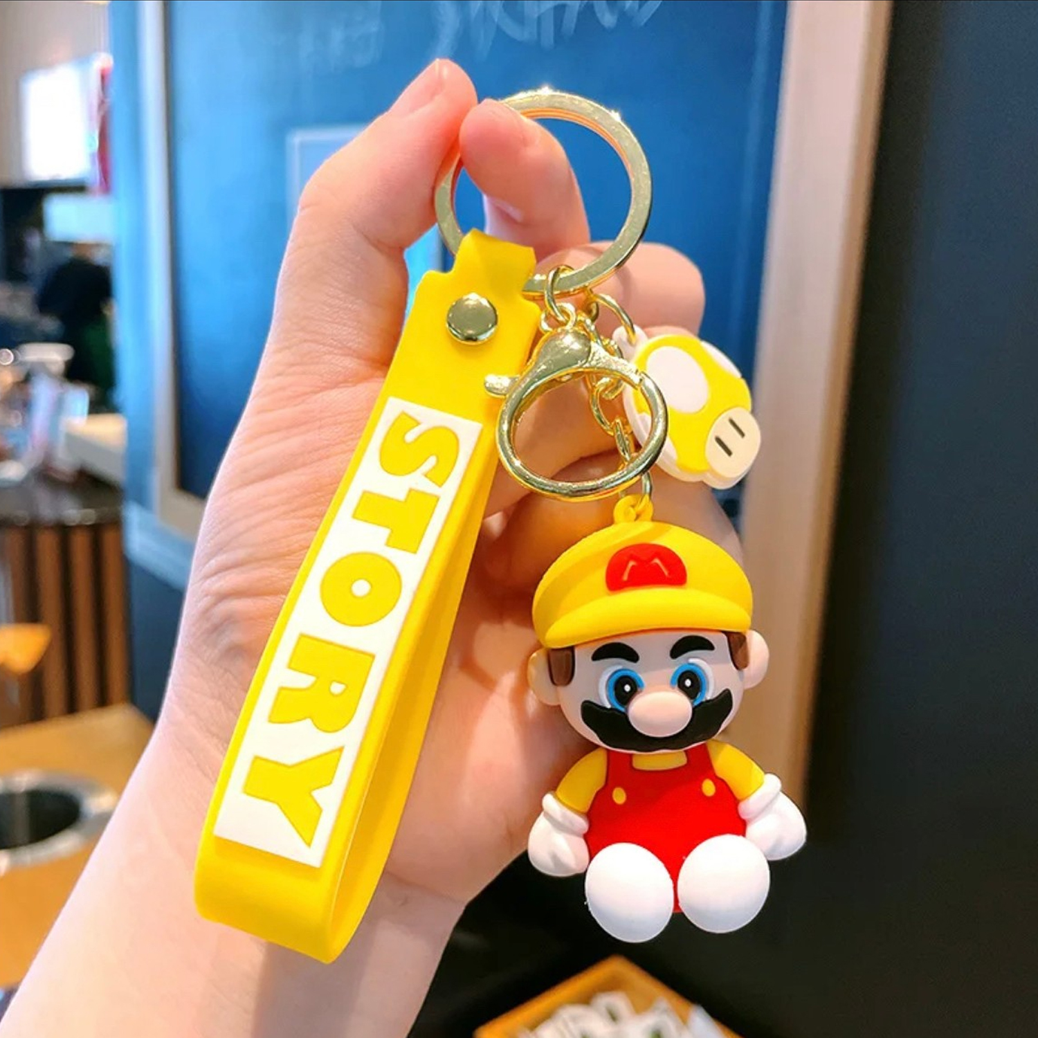 Super Mario Temalı Hediyelik Anahtarlık 1 Adet