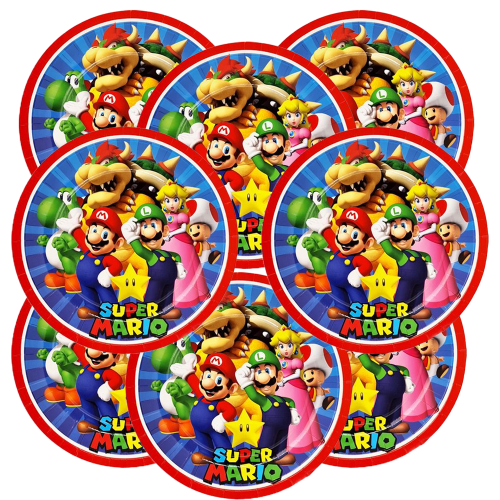 Super Mario Konseptli 16 Kişilik Parti Seti