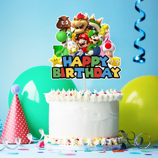 Super Mario Konseptli 16 Kişilik Parti Seti