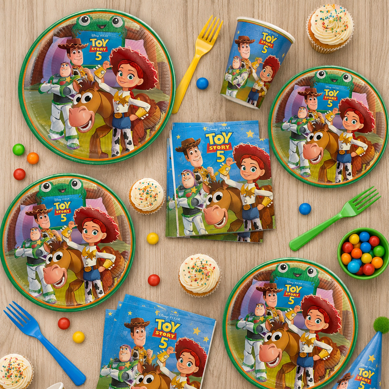 Toy Story Temalı Tabak 8’li
