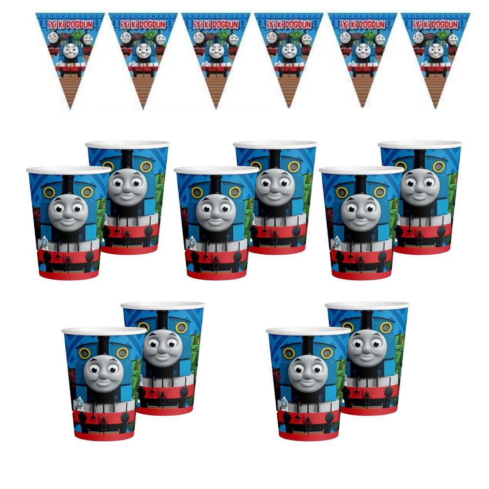Tren Thomas Konseptli 8 kişilik Parti Seti