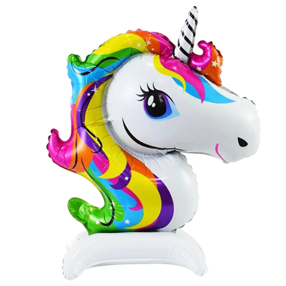 Unicorn Ayaklı Masa Üstü Boy Folyo Balon