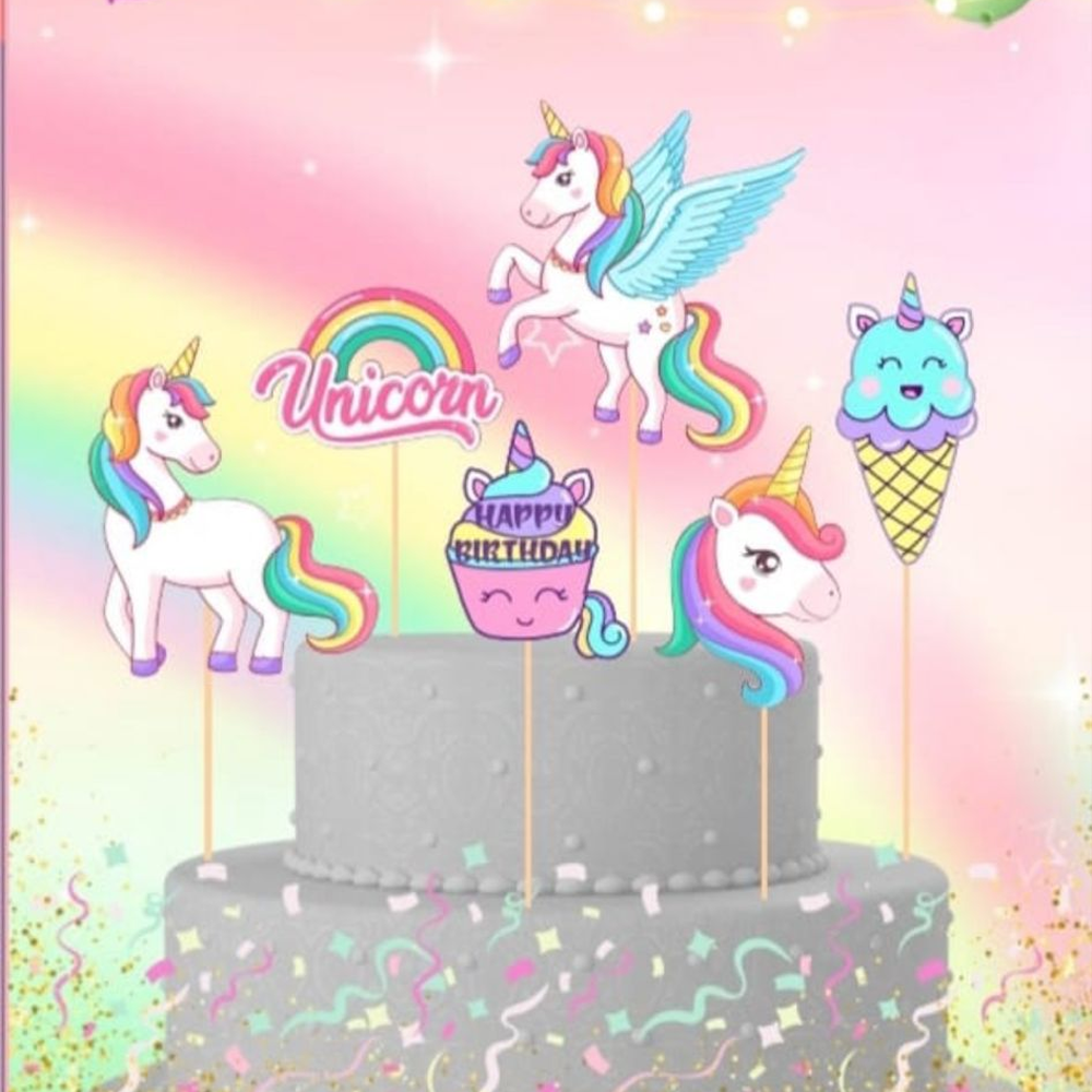 Unicorn Temalı Kürdan Set